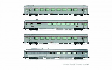 Arnold HN4499 SNCF Wagen-Set 4tlg. "Jules Verne"Ep.4 