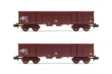Arnold HN6532 DR offene Güterwagen-Set 2-tlg Ep.4 