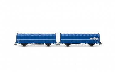 Arnold HN6698 FS Schiebeplanwagen-Set 2-tlg Ep5/6 