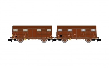 Arnold HN6717 SNCF ged. Güterwagen Gs Set 2tlg. Ep.4  