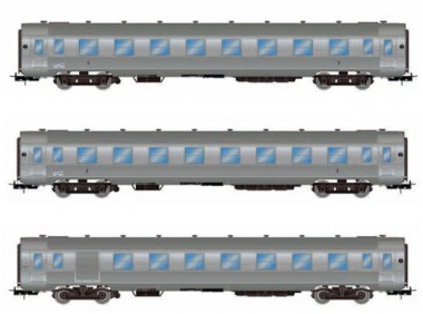 Jouef HJ4175 SNCF Reiszugwagen-Set DEV 3-tlg Ep.3a 