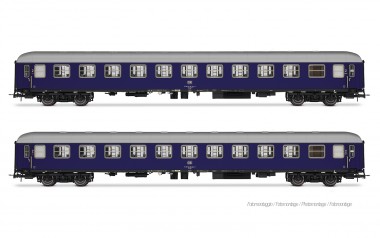 Rivarossi HR4415 DB Liegewagen Bcm243 blau Set 2tlg. Ep.4 