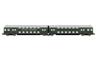 Rivarossi HR4425 DR Doppelstockwagen Set 2tlg. Ep.3 