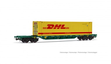 Rivarossi HR6575 CEMAT DHL Containerwagen Sgnss Ep.5/6 
