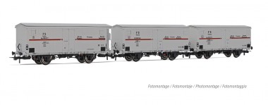Rivarossi HR6605 FS 3tlg. Kühlwagenset Hgb Ep.3 