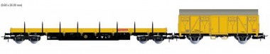 Rivarossi HR6647 DB Bahnbau Wagen-Set 2-tlg. Ep.5/6 