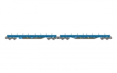 Rivarossi HR6671 Press, 2-tlg. Set 4-achs. Rungenwagen,  