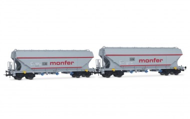 Rivarossi HR6677 MONFER Getreidesilowagen-Set 2-tlg. Ep.6 
