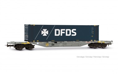 Rivarossi HR6704 DFDS Containertragwagen Ep.6 