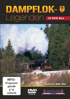 Rio Grande 80928 Dampflok-Legenden - 10 DVD Box 