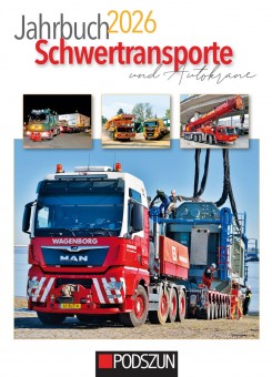 Podszun 1184 Jahrbuch Schwertransporte 2026 