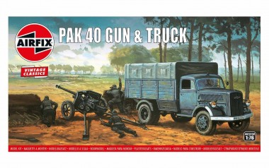 Airfix 02315V Opel Blitz & PAK 40 Gun - Vintage Classi 