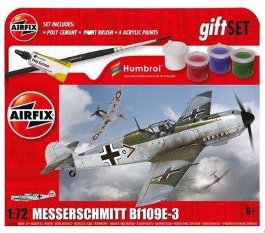 Airfix 55106A Starter Set: Messerschmitt Bf109E-3 