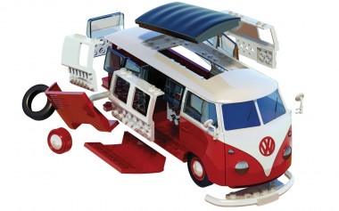 Airfix J6017 VW T1/2b Camper / Quick-Build 
