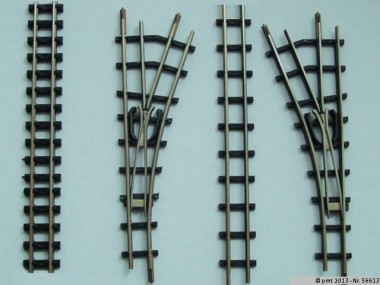 PMT 56613 Feldbbahnweiche rechts,  20° 