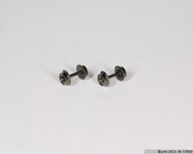 PMT 57000 Radsatz für H0e-Wagen, gedreht 