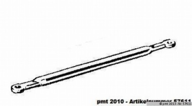 PMT 57611 Langkuppelstangen, gelocht 
