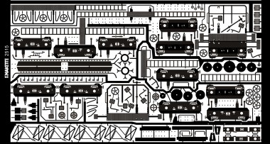 Makette 2515 Ätzplatte Güterwagen 