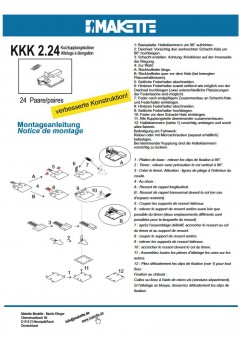 Makette KKK2.24 Kupplungskulisse klein - Großpack 