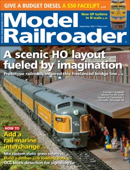 Kalmbach mr921 Model-Railroader September 2021 