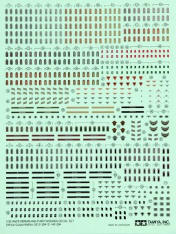 Tamiya 12641 WWII Germ.Abzeichen Decal Set Vol.2  