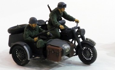 Tamiya 32578 Dt. Motorrad mit Beiwagen 
