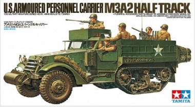 Tamiya 35070 US M3A2 Halbkette mit Bes. (9) 