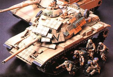 Tamiya 35156 US Abrams M1A1 120mm 