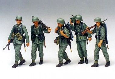 Tamiya 35184 Maschinengewehr Crew Deutsch 