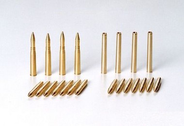 Tamiya 35258 Messing Projektil 7.5mm      
