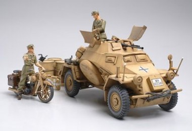 Tamiya 35286 Sd.Kfz.222 Späh-Panzer Nord Afrika (3) 
