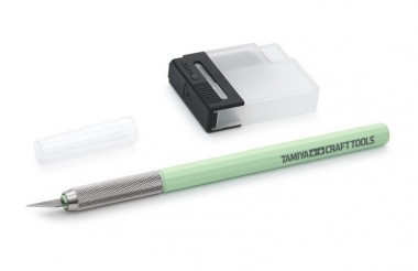 Tamiya 69947 Bastel-Messer m. 25 Klingen mintgrün 