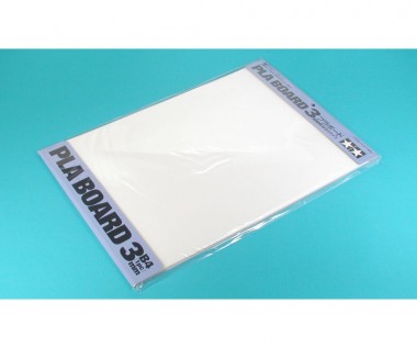 Tamiya 70147 Kunststoff-Platte 3,0mm (1) weiß 257x364 
