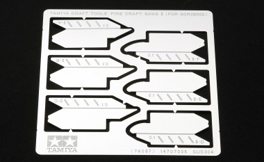 Tamiya 74097 Fotoätz-Sägeblatt 0,1mm (2x3) reißen 