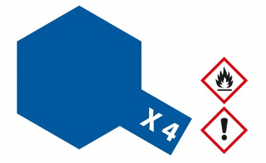 Tamiya 81004 X04 - Blau glänzend 23 ml 