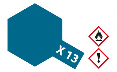 Tamiya 81013 X13 - Metallic-Blau glänzend 23 ml 