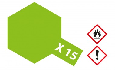 Tamiya 81015 X15 - Hell-Grün glänzend 23 ml 