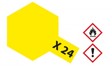 Tamiya 81024 X24 - Klar-Gelb glänzend 23 ml 