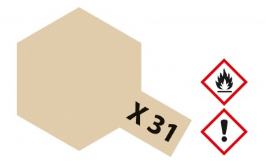 Tamiya 81031 X31 - Titanium-gold glänzend 23 ml 