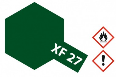 Tamiya 81327 XF27 - Schwarz-Grün matt 23ml 
