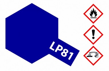 Tamiya 82181 LP-81 Misch-Blau 10ml Leicht Transparent 