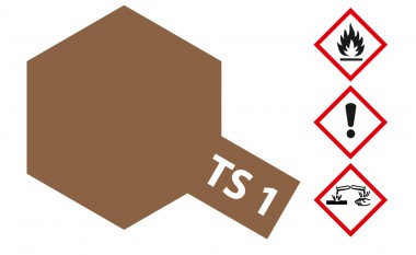Tamiya 85001 TS01 - Spray rot - braun matt 100ml 
