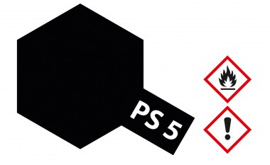 Tamiya 86005 PS-05 Lexanspray - schwarz 100ml 