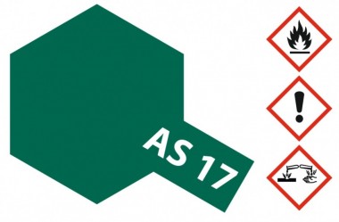 Tamiya 86517 AS17 - Spray Dunkelgrün matt 100ml 