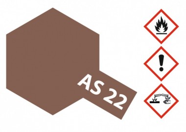 Tamiya 86522 AS22 - Spray Erdfarbe Dunkel matt 100ml 