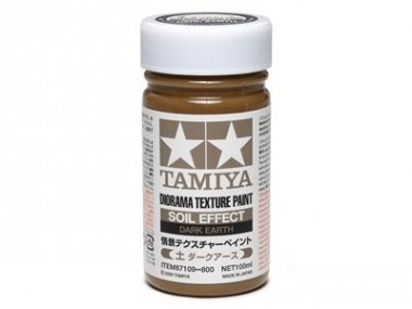 Tamiya 87109 Texturfarbe Erdeffekt dunkelbraun 