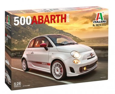 Italeri 3674 Fiat 500 Abarth (2008) 