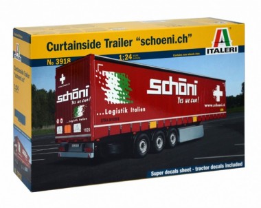 Italeri 3918 Schiebeplane-Auflieger Schöni 