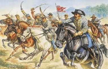 Italeri 6011 Konföderierten Kavallerie 