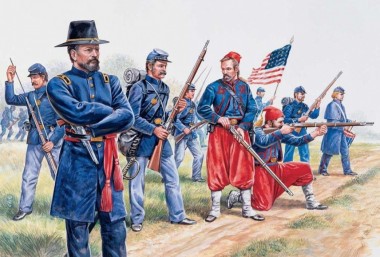 Italeri 6012 Nordstaaten Infanterie und Zuaves 